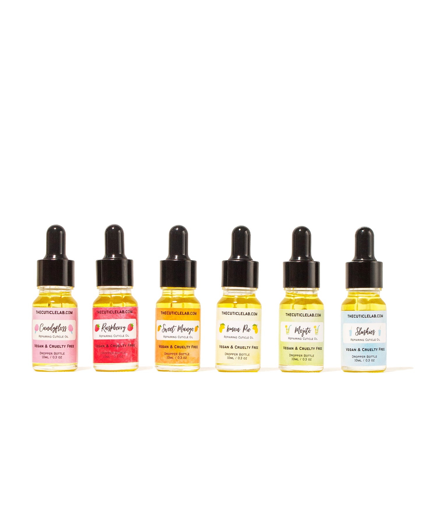 10ml Cuticle Oil Mini Dropper Bottles