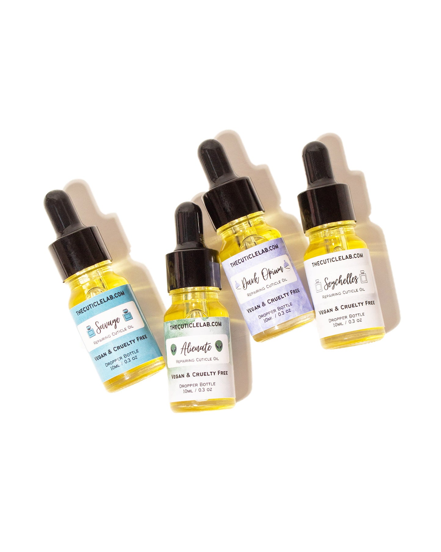 10ml Cuticle Oil Mini Dropper Bottles