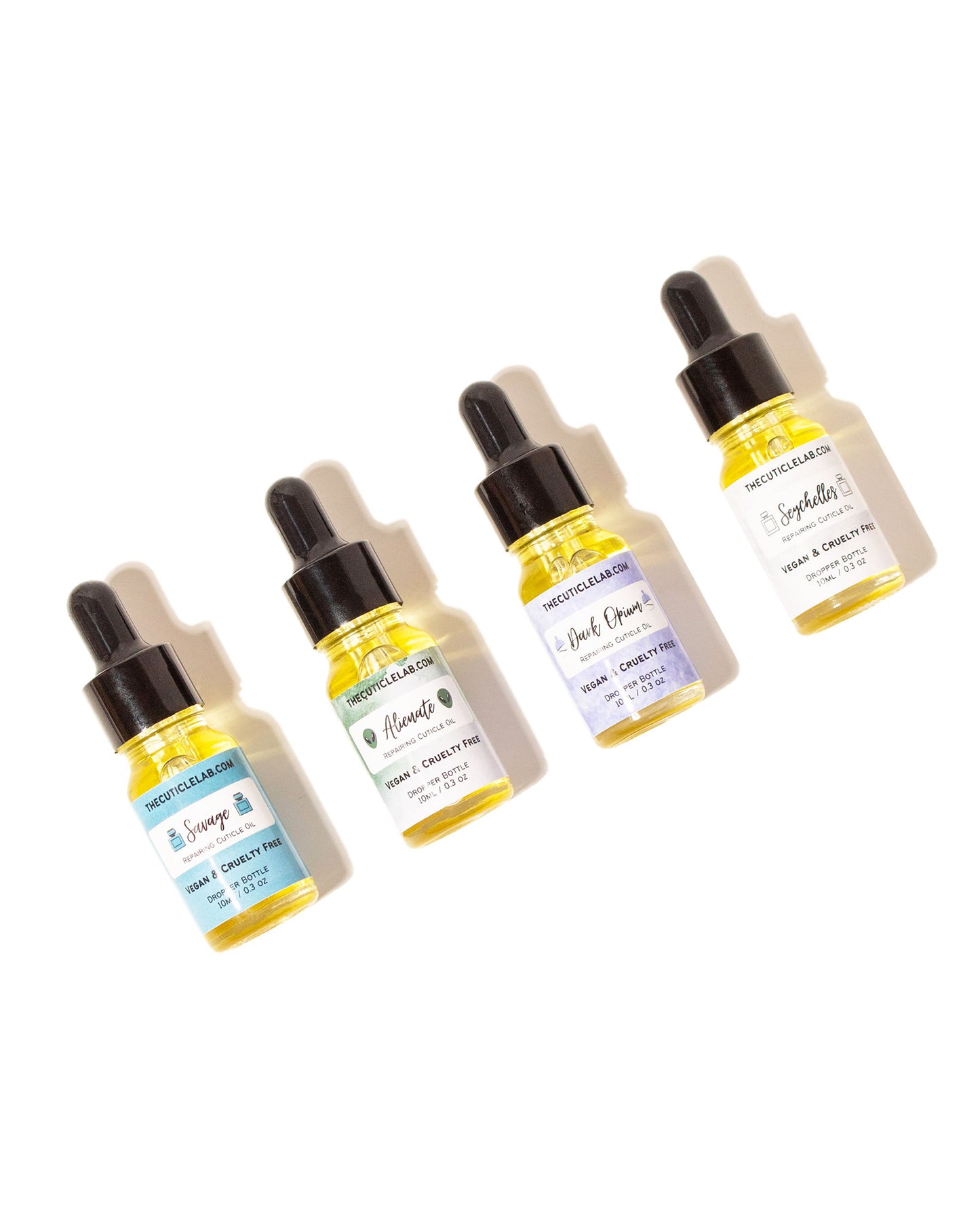 10ml Cuticle Oil Mini Dropper Bottles