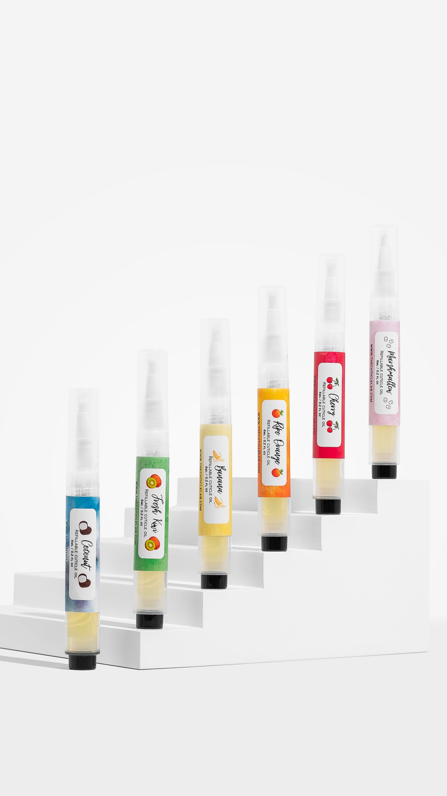 Refillable Cuticle Oil Bundle - 6ml Pen & 10ml Dropper Bottle
