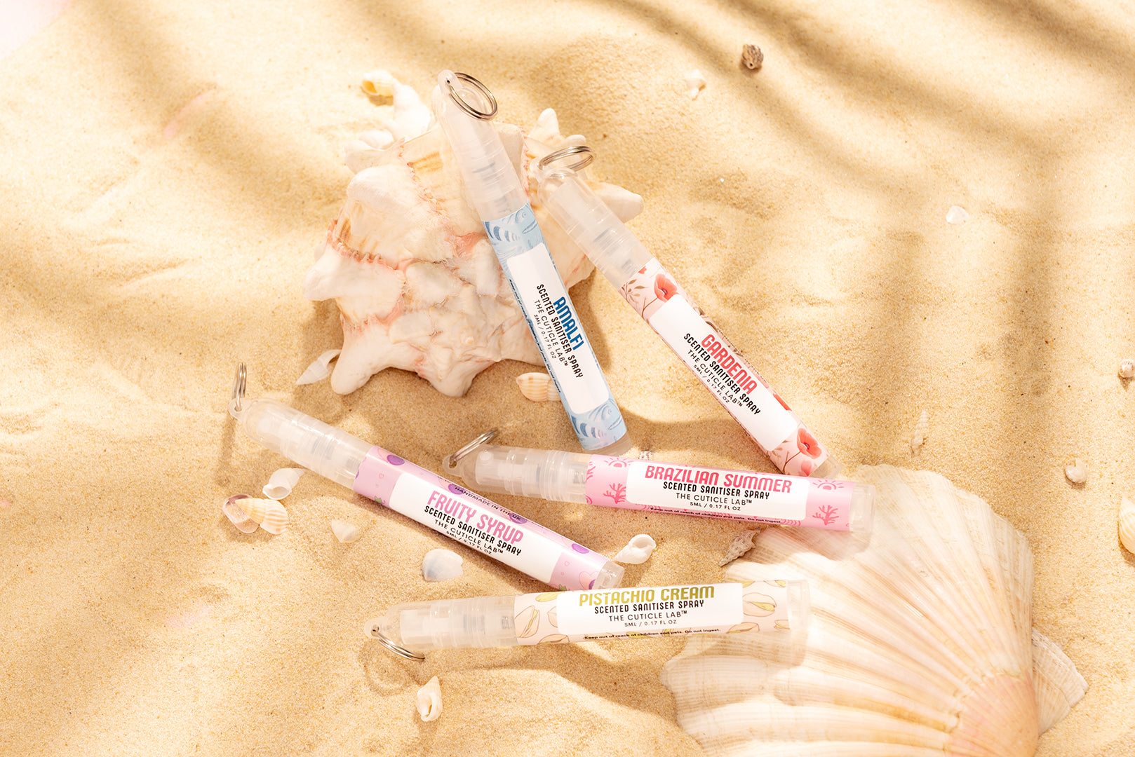 5ml Sanitiser Keyring - The Summer Collection 2026