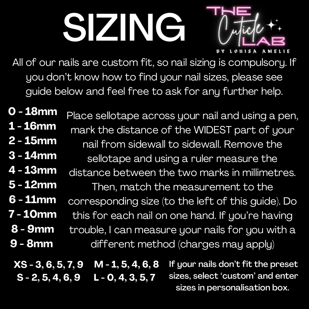 CUSTOM NAIL SET / MUST MESSAGE FIRST